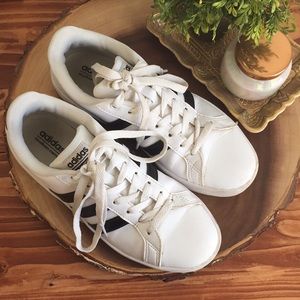 Adidas Cloudfoam 3 Stripe Sneakers